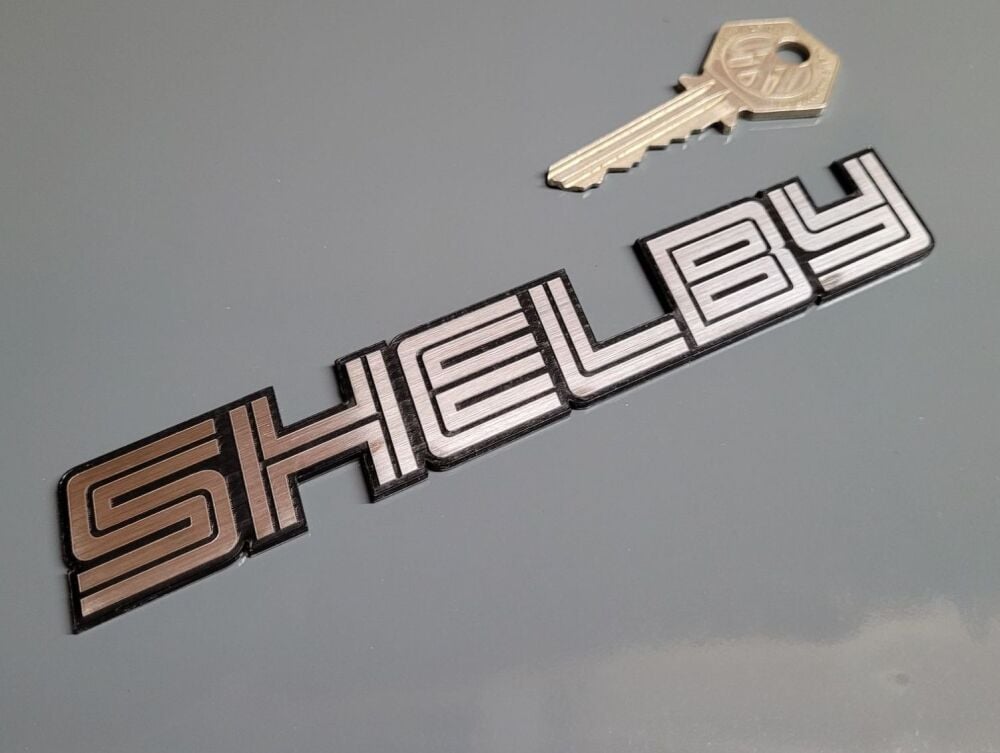 Shelby Text Self Adhesive Car Badge - 6"