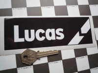 Lucas Car Battery Sticker. Black Break, No.4.