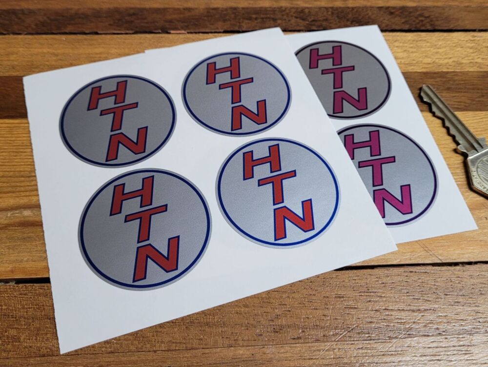 HTN Wheels Wheel Centre Style Stickers - Set of 4 - 50mm