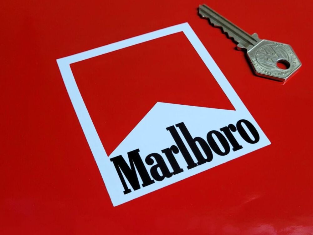 Marlboro Cut Away Pocket Style Stickers - 3" Pair