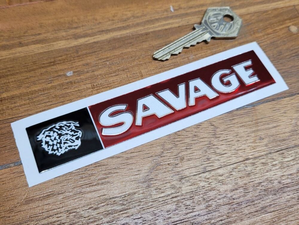 Ford Savage Cortina Badge Style Sticker - 135mm