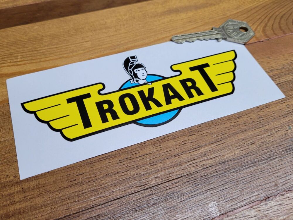 Trokart Karting Logo Sticker - 6"