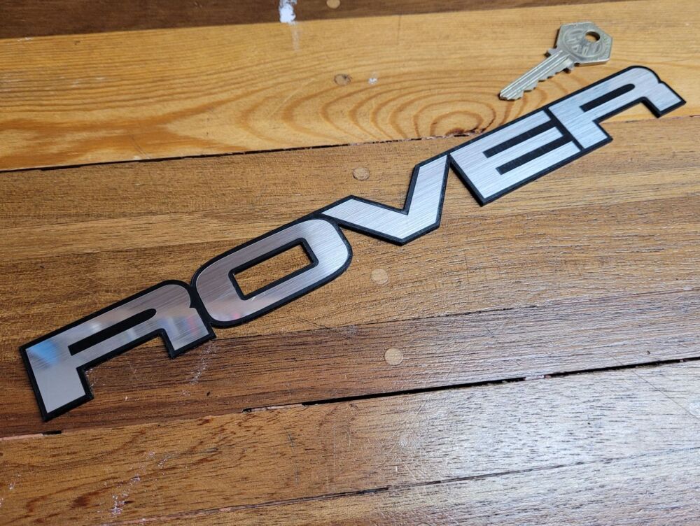 Rover Text Self Adhesive Car Badge - 10.5"