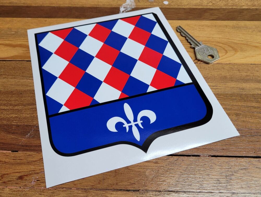 Antar Oils Huile Shield Sticker - 6.75"