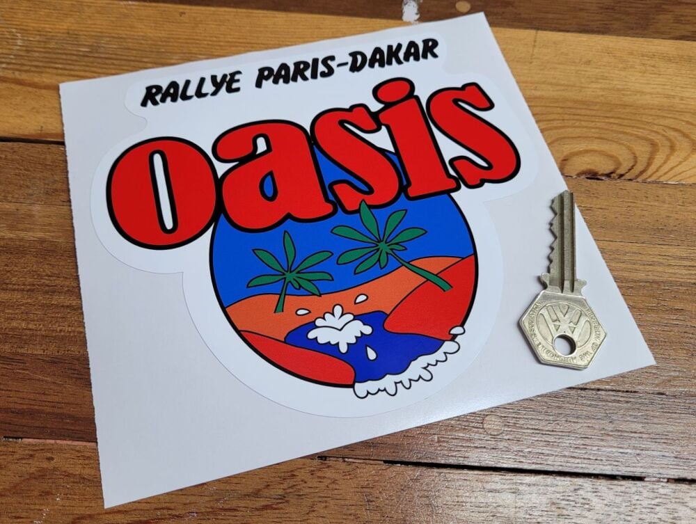 zzz Oasis Rallye Paris Dakar Rally Sticker - 6