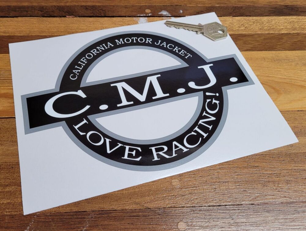 zzz CMJ California Motor Jacket Ducati Sticker - 7.75
