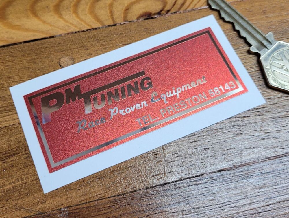 PM Tuning Race Proven Equipment Sticker - 3.5"
