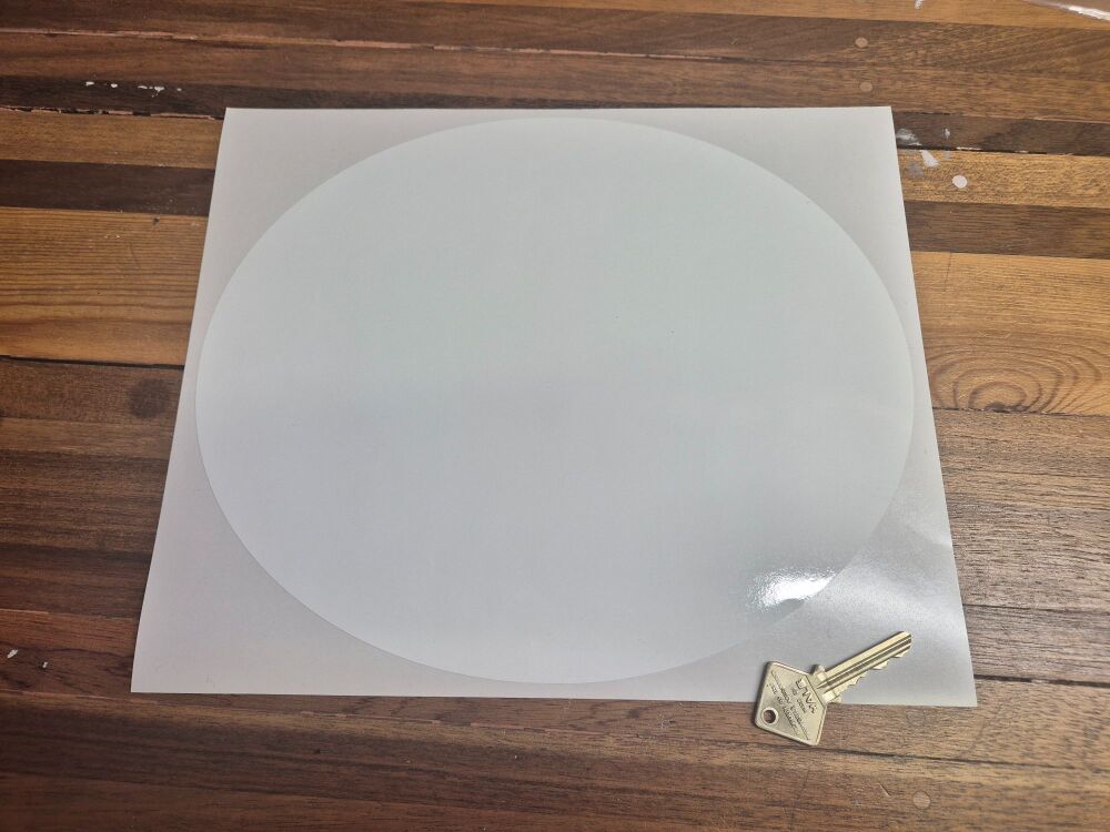 Custom Size White Roundel - Oval - 290mm x 240mm - Slight Second 033