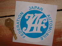 Japan Automobile Federation. Circular Sticker. 4