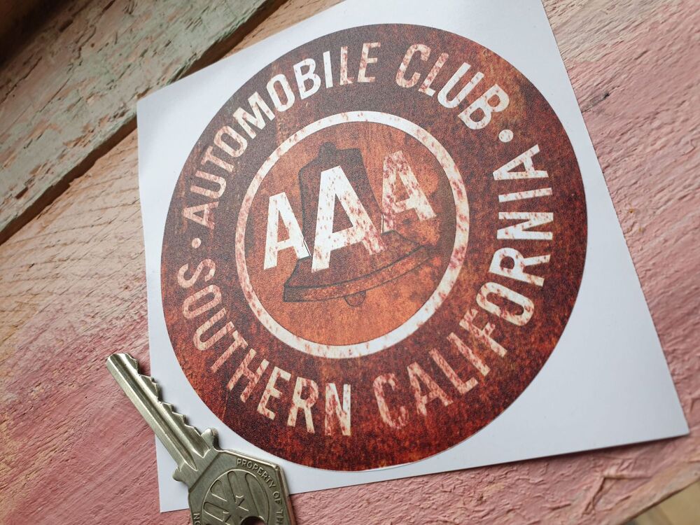 AAA Automobile Club Southern California Distressed Style Car Body or Window