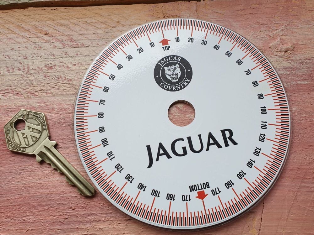 Jaguar 360 degree CD Label Timing Disc Sticker Jaguar Coaster