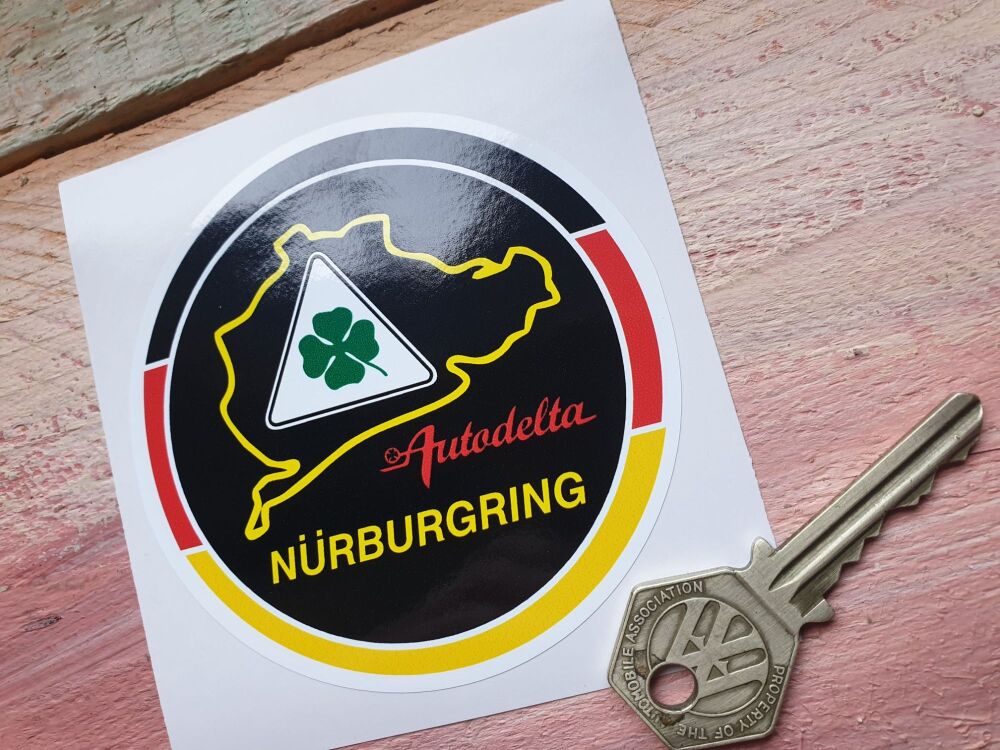 Alfa Romeo Autodelta Nurburgring Racing Circuit sticker 87mm