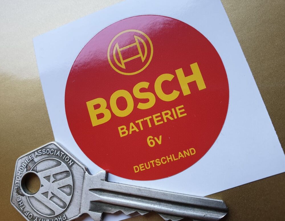 Bosch Batterie  Battery Sticker - 6 Volt - 2" / 50mm