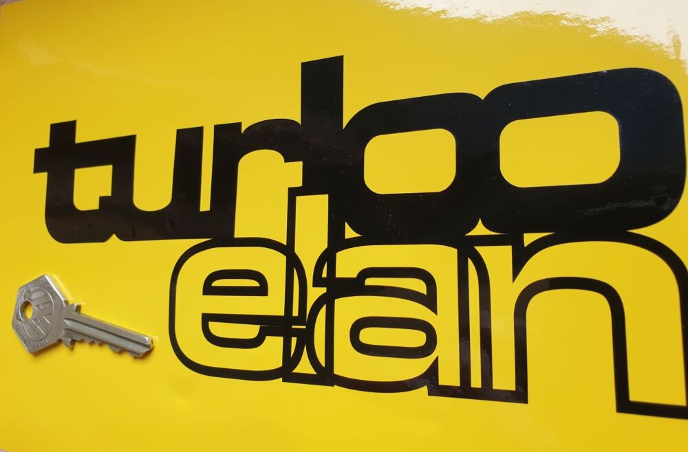 Lotus Turbo Elan Cut Vinyl Stickers. 8" / 200mm Pair  Various Colours.