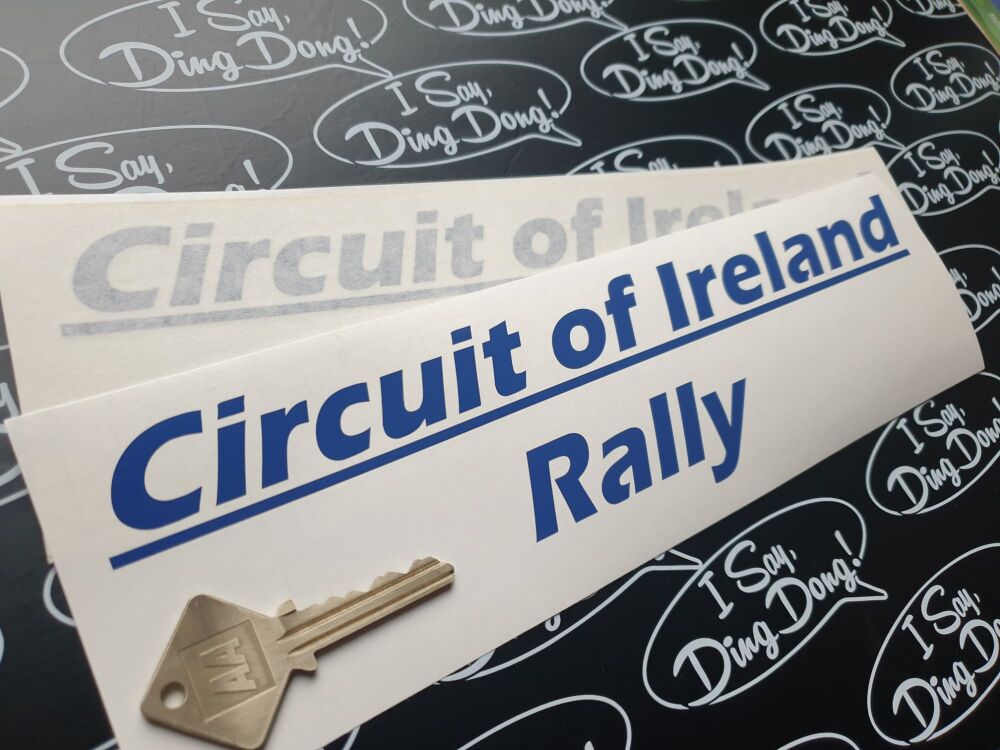 Circuit of Ireland Rally cut vinyl lettering Sticker - 10.5"