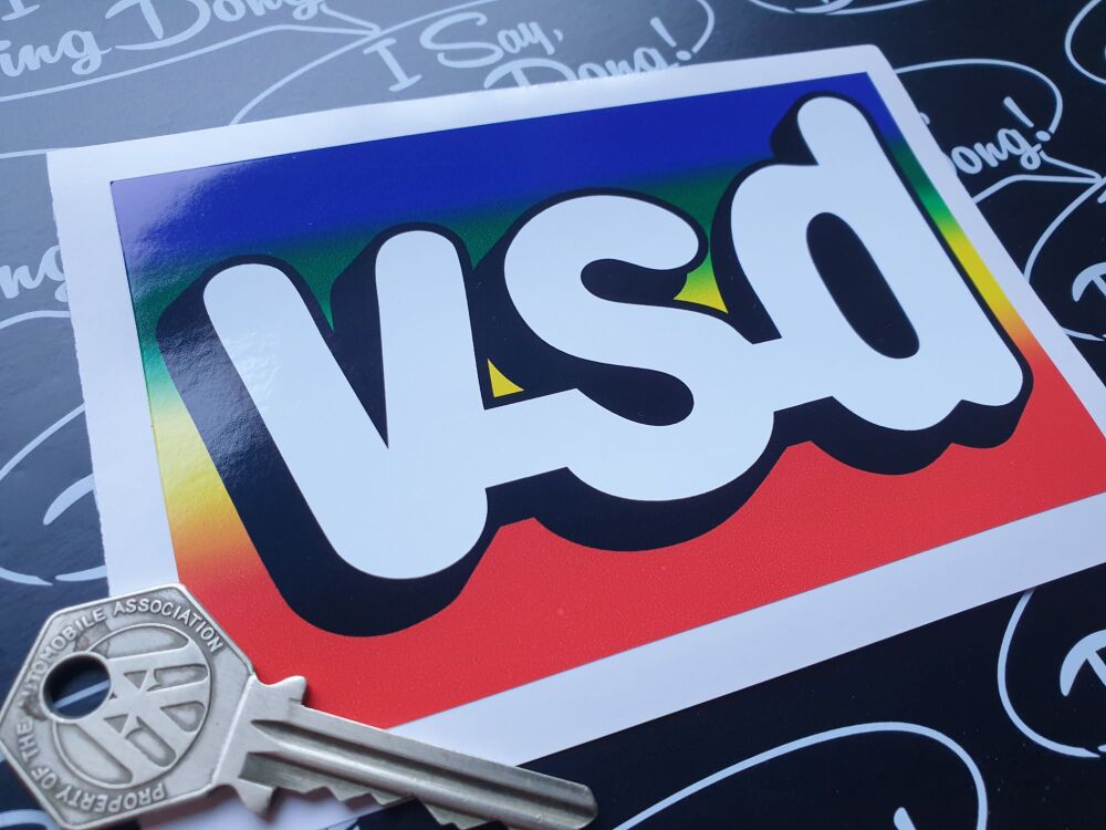 VSD Magazine Paris Dakar Rally Sticker - 125 x 80mm BMW Motorcycle etc.