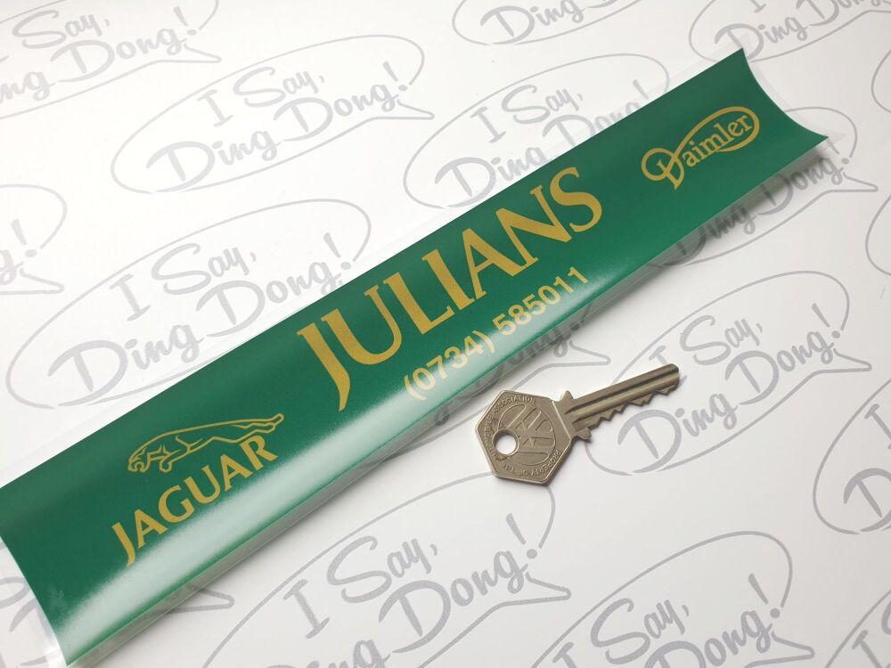 JULIANS Jaguar Dealer Window Sticker - 11 "