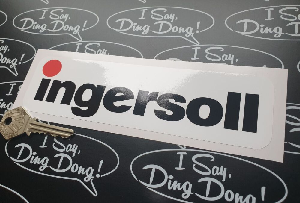 Ingersoll Sponsorship Sticker. Barry Sheene Suzuki etc. 7".