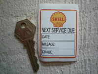 Shell 'Next Service Due' Service Sticker. 2.25".