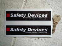 Safety Devices 'Technology of Protection' Oblong Stickers. 6