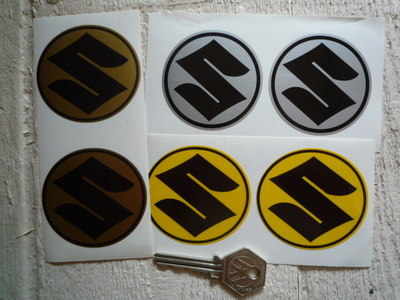 Suzuki Circular S Stickers. 2.25