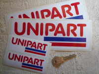Unipart Striped Oblong Stickers. 4