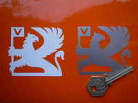 Vauxhall Griffin Cut Stickers. 3" Pair.
