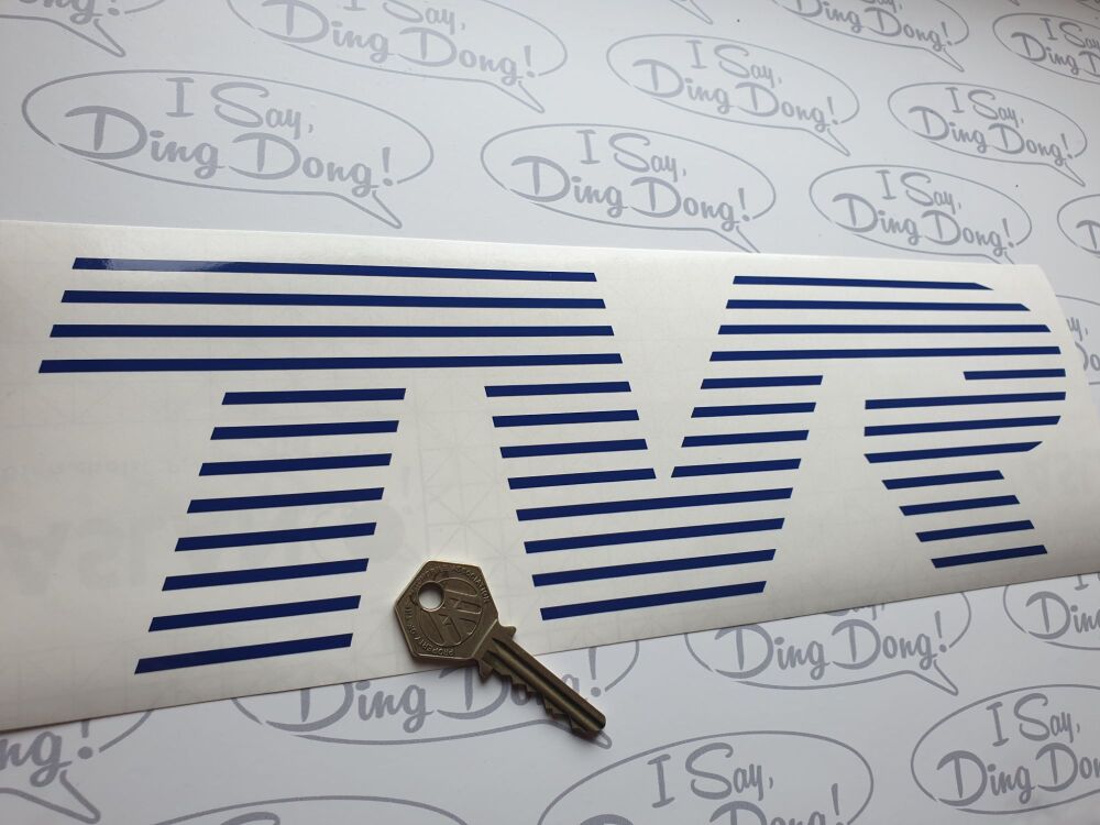 TVR Stripey style cut vinyl sticker - various colours - 325mm