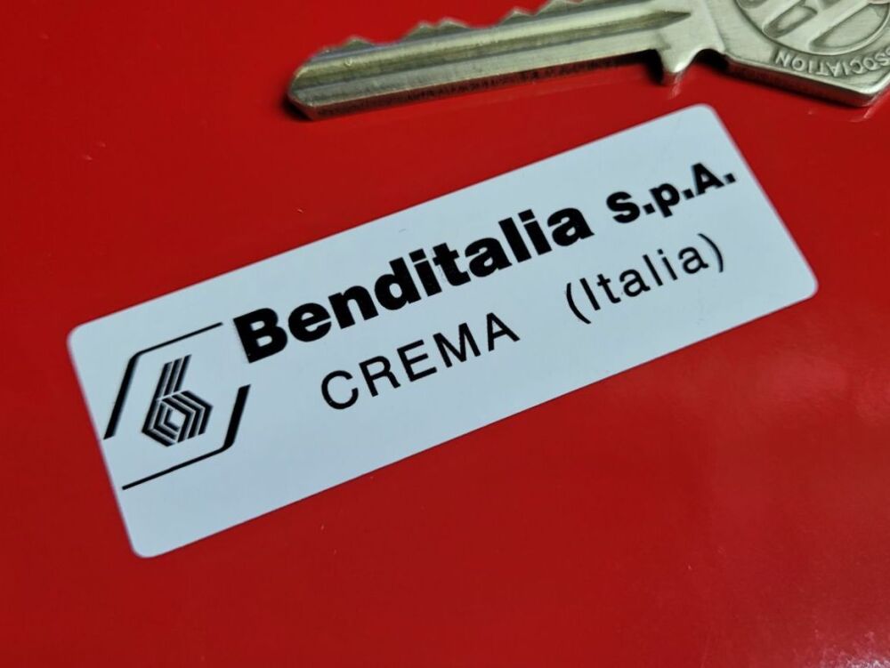 Benditalia S.p.A. Crema (Italia) Servo Sticker - Logo Style - 60mm
