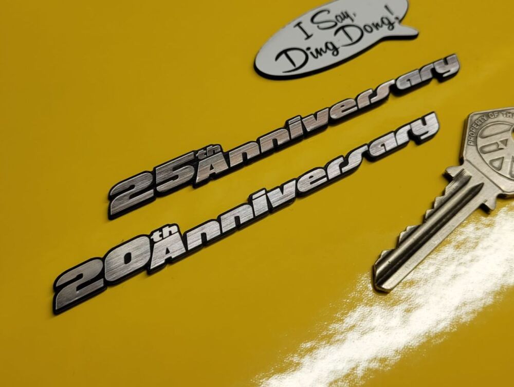 Volkswagen VW Golf Gti Mk3 20th/25th/50th Anniversary Self Adhesive Car Badge - 4"