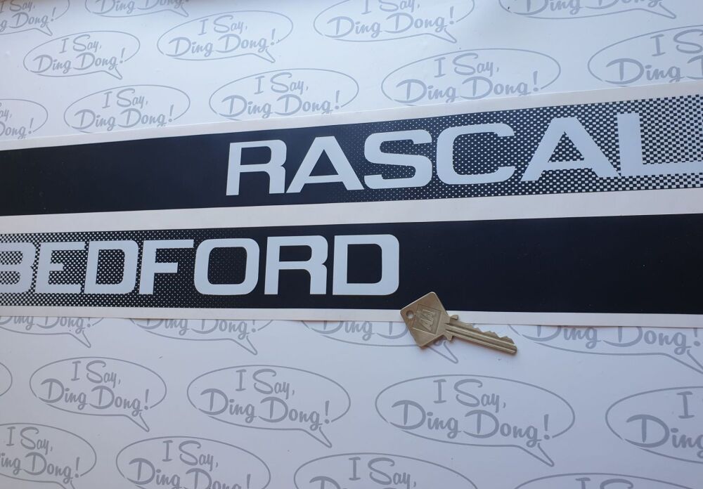 Bedford RASCAL body stripe sticker set