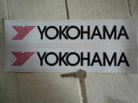 Yokohama 'Y' Oblong Stickers. 12" Pair.