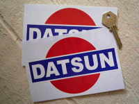Datsun Later Style Rising Sun Colour Stickers. 2.75