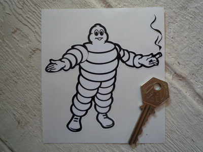 Michelin Bibendum Smoking Sticker. 5