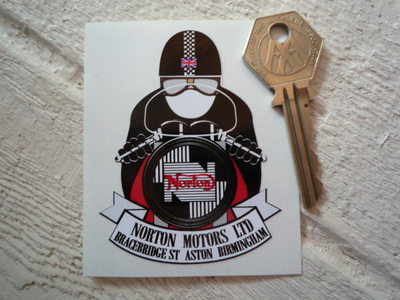 Norton Motor Ltd Cafe Racer Sticker. 3