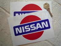 Nissan Coloured Logo Stickers. 6