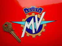MV Agusta Full Colour Cut To Shape Stickers. 4", 5" or 7" Pair.