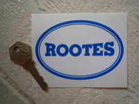 Rootes Blue & White Oval Sticker. 4