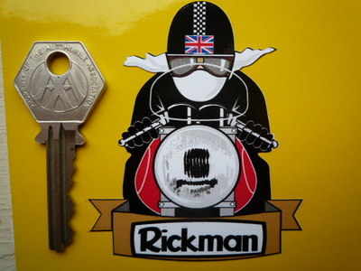 Rickman Pudding Basin Helmet Cafe Racer Sticker. 3