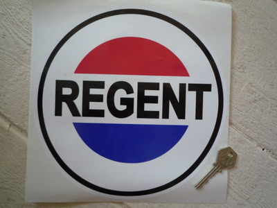 Regent Petroleum Round Sticker. 6", 8" or 9".