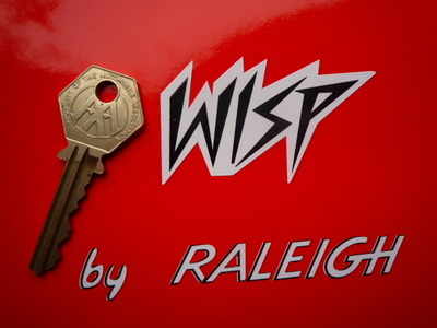 Raleigh 'Wisp by Raleigh' Stickers. Pair.