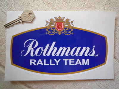 Rothmans Rally Team Sticker. 8", 10", or 12".