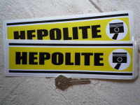 Hepolite Yellow Oblong Stickers. 9