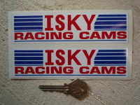Isky Racing Cams. Oblong Stickers. 6