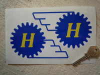 Hewland Gear Style Shaped Stickers. 5