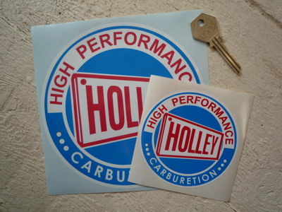 Holley Carburetion 'High Performance' Stickers. 3.5" or 6" Pair.