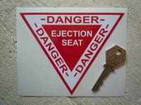 Danger Ejector Ejection Seat Sticker. 5