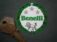 Benelli Green Garland Sticker - 50mm or 60mm