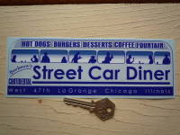 Barbara's Street Car Diner Sticker. 8