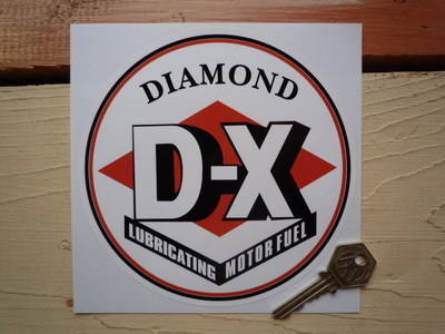 Diamond D-X Petrol Pump Can Sticker. 6